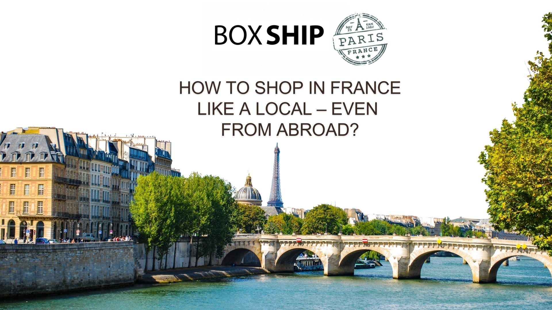 Shop in France with Our Easy Parcel Forwarding Service