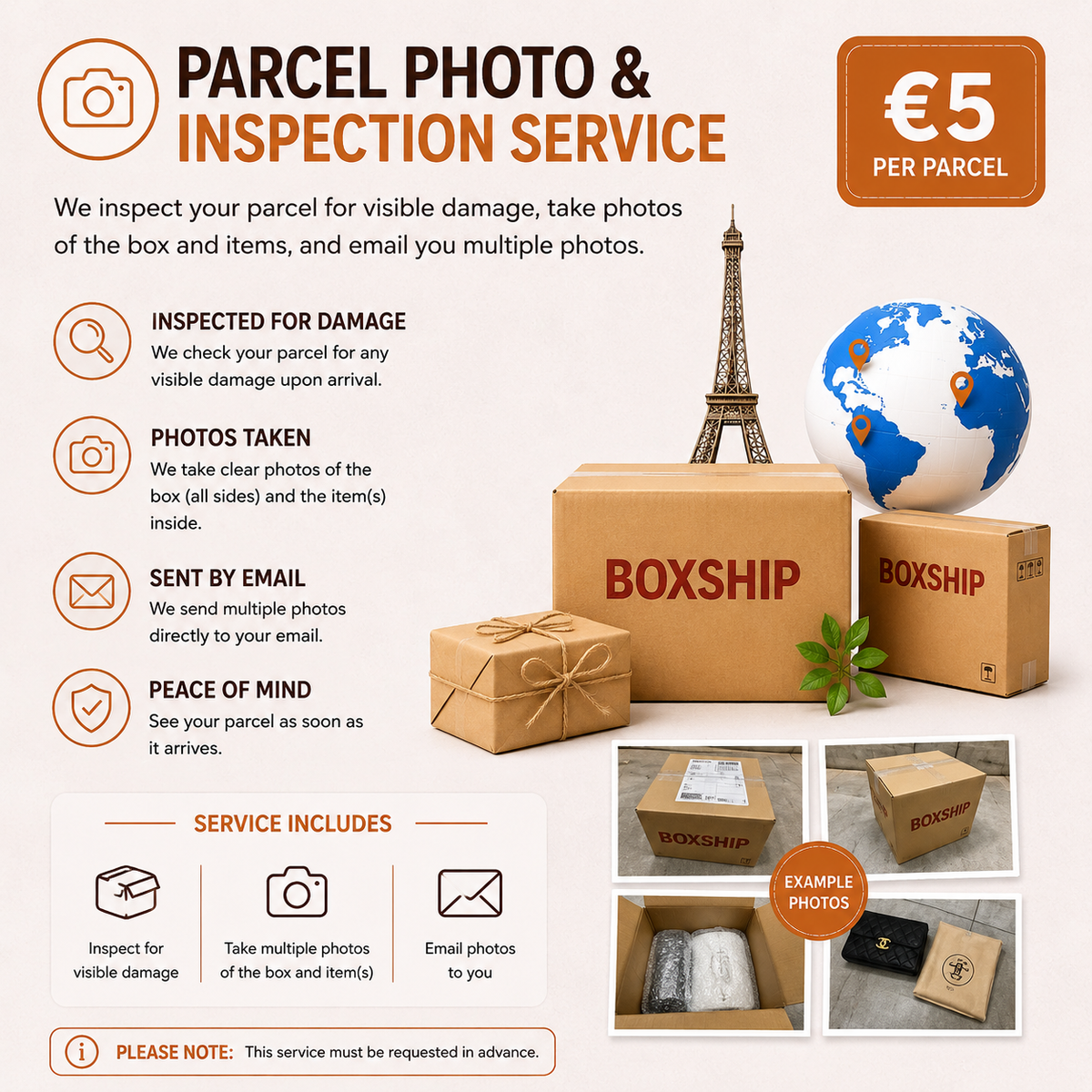 Parcel Photo and Inspection Service