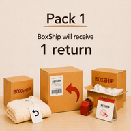 Pack 1 - BoxShip will receive 1 customer return