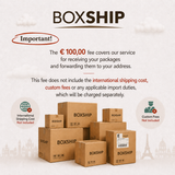 PACK 4 - Boxship will receive and forward 30 packages