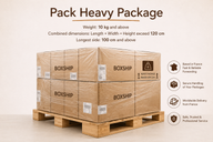 PACK Heavy Package - Boxship will receive and forward 1 heavy or oversized package
