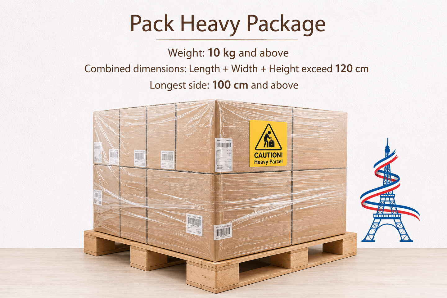 PACK Heavy Package - Boxship will receive and forward 1 heavy or oversized package