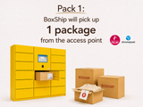 Pack 1 - BoxShip will pick up 1 package from the access point
