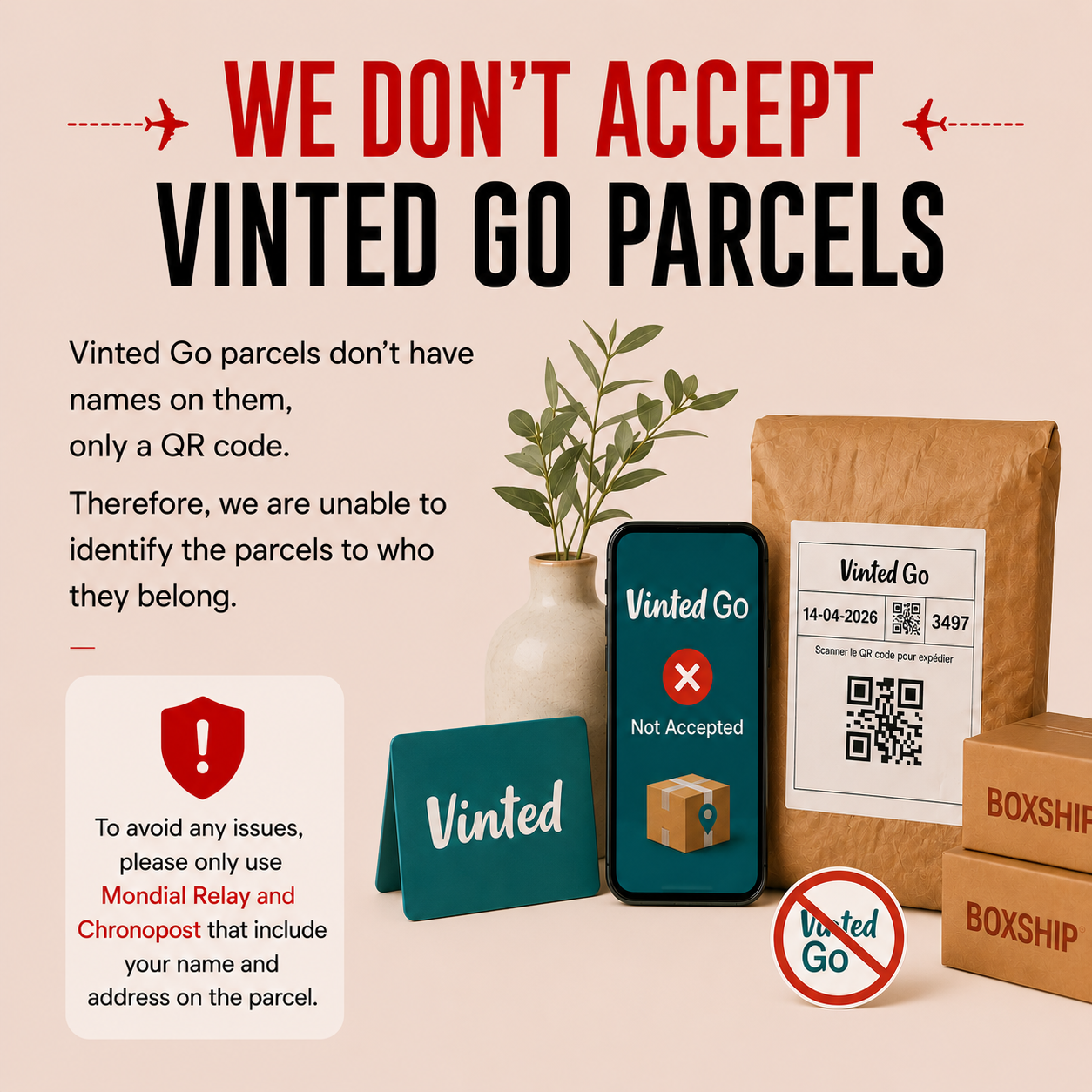 Pack 5 - BoxShip will pick up 50 packages from the access point